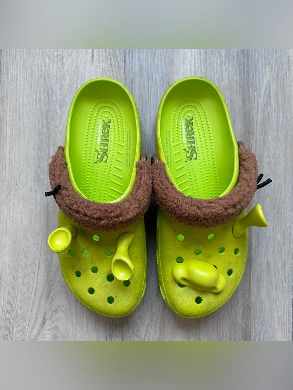 Crocs SHREK Classic Clog Lime Punch Men Size 12 209373-3TX DreamWorks 2023